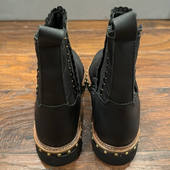 NEW! Free People Atlas Womens Pull On Leather Ankle Boots - Size 39 EU/ 9 US - Picture 7 of 13